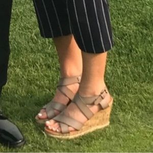 Maurice’s strappy wedges